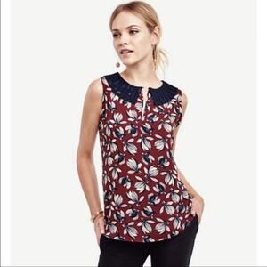 Ann Taylor Sleeveless Top Sz Xs